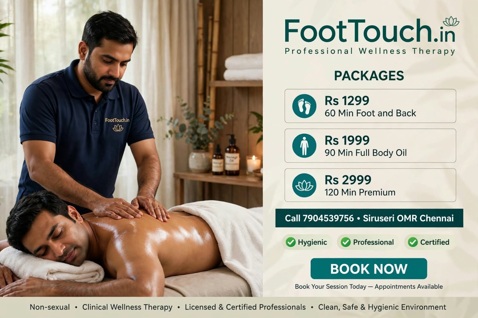 FootTouch.in Professional Wellness Therapy Packages